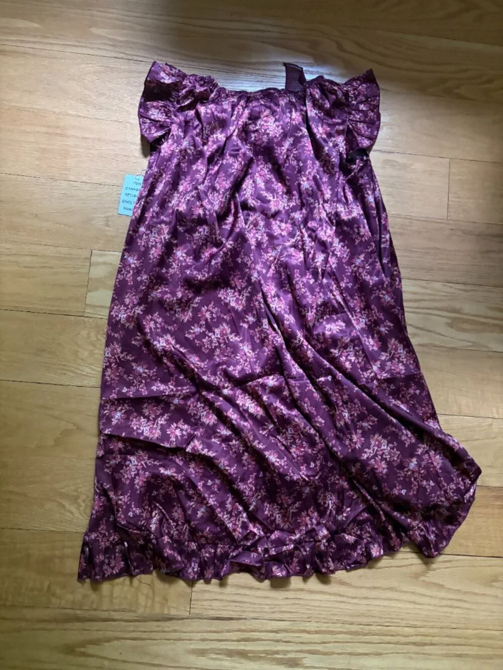 NWT Joyfolie/Mia Joy Blossom Nightgown in Ruby Floral